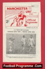 Manchester United v Newcastle United 1963 – George Best Debut Man Utd 1st
