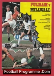 Fulham v Millwall 1976 – George Best + Marsh + Moore