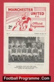 Manchester United v Swindon Town 1964 – George Best Youth Final