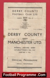Derby County v Manchester United 1947 – Man Utd 1940s