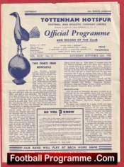 Tottenham Hotspur v Manchester United 1953 – Man Utd