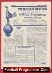 Tottenham Hotspur v Manchester United 1952 – Man Utd