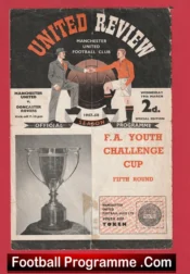 Manchester United v Doncaster Rovers 1958 – 1950’s Man Utd Youth Matt Busby