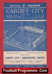 Cardiff City v Manchester United 1960 – First Match Noel Cantwell