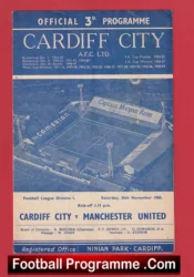 Cardiff City v Manchester United 1960 – First Match Noel Cantwell
