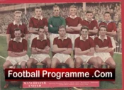 Manchester United Busby Babes Multi Signed Picture 1950s Man Utd