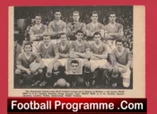 Manchester United Busby Babes Multi Signed Picture 1950s Man Utd