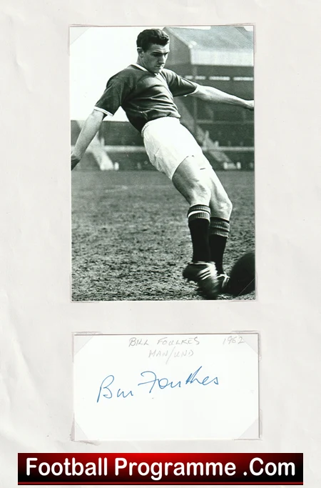 Manchester United Bill Foulkes Autographed Signed Man Utd - Image 2