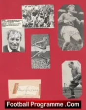 Manchester United Mixed Collection 1960s Signed Autographed Pictures Man Utd