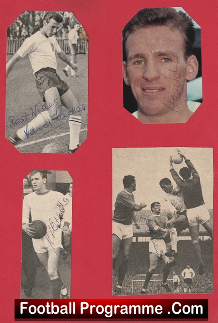 Manchester United Mixed Collection 1960s Signed Autographed Pictures Man Utd - Image 2