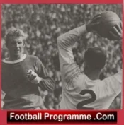 Manchester United Denis Law + George Cohen Signed Picture 1960s