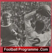 Manchester United Denis Law + George Cohen Signed Picture 1960s