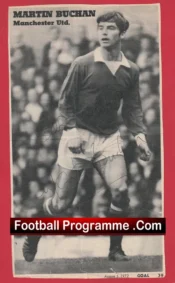 Manchester United Martin Buchan Autographed Signed Man Utd