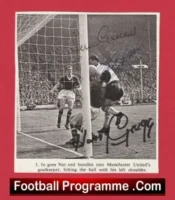 Manchester United Harry Gregg + Nat Lofthouse Signed Picture