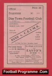 Diss Town v CEYMS 1957