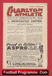 Charlton Athletic v Newcastle United 1948 – 1940s