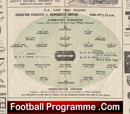 Charlton Athletic v Newcastle United 1948 - 1940s - Image 3