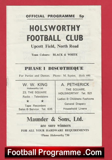 Holsworth v Saltash 1970s - Image 2
