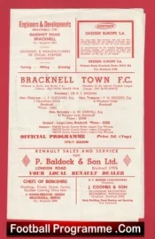 Bracknell Town v Tring 1960s – Reserves Match
