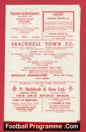 Bracknell Town v Tring 1960s – Reserves Match