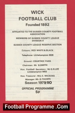 Wick v Lancing 1980