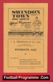 Swindon Town v Exeter City 1949 – 1940s