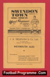 Swindon Town v Exeter City 1949 – 1940s
