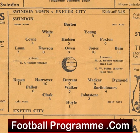 Swindon Town v Exeter City 1949 - 1940s - Image 3