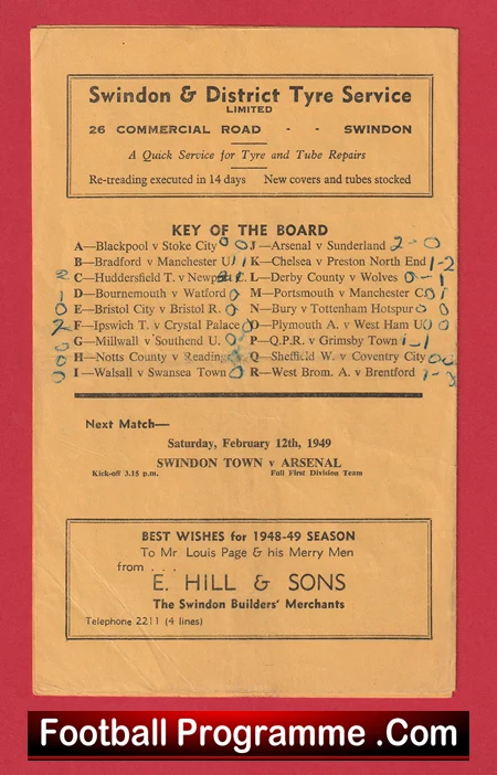 Swindon Town v Exeter City 1949 - 1940s - Image 4