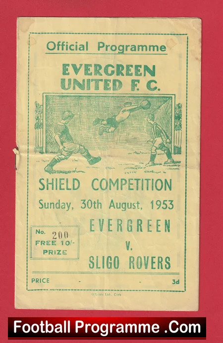 Evergreen United v Sligo Rovers 1953 - Ireland - Image 2
