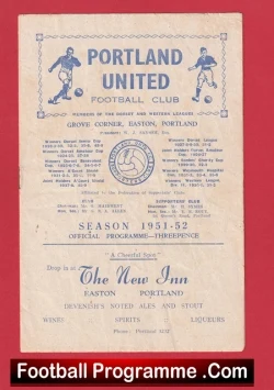 Portland United v Chippenham Town 1952 - 1950s