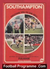 Southampton v Fulham 1977