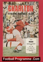 Charlton Athletic v Fulham 1976
