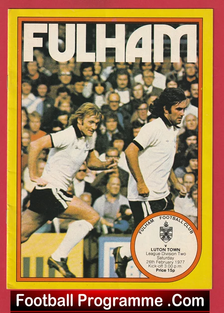 Fulham v Luton Town 1977 - Bobby Moore - Image 2