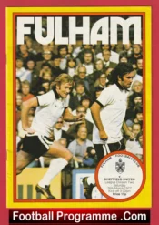 Fulham v Sheffield United 1977 – Bobby Moore