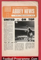 Cambridge United v Fulham 1976