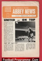 Cambridge United v Fulham 1976