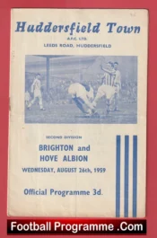 Huddersfield Town v Brighton 1959