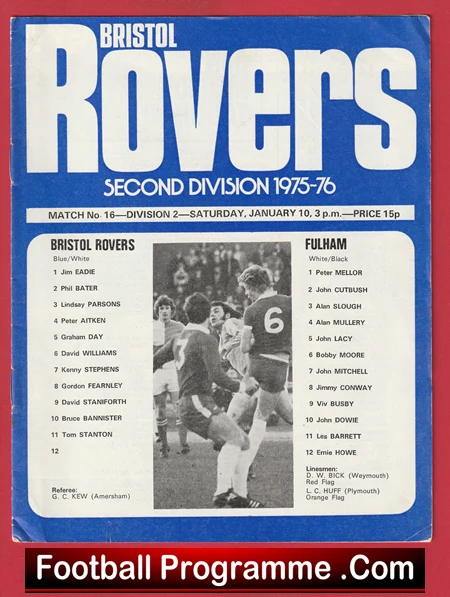Bristol Rovers v Fulham 1976 - Image 2