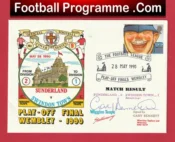 Swindon Town v Sunderland 1990 – FDC Signed Gary Bennett