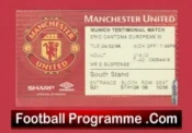Manchester United v European X1 1998 Munich Testimonial Beckham + Cantona