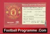 Manchester United v European X1 1998 Munich Testimonial Beckham + Cantona