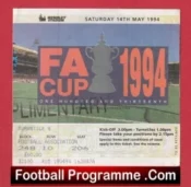 Chelsea v Manchester United 1994 – FA Cup Final Match Ticket