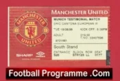 Manchester United v European X1 1998 Munich Testimonial Cantona + Beckham