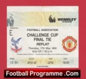 Manchester United v Crystal Palace 1990 – Ticket FA Cup Final Replay