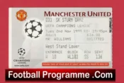 Manchester United v Sturm Graz 1999 – Football Ticket