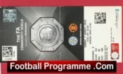 Leicester City v Manchester United 2016 Community Shield Ticket