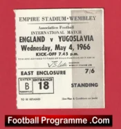 England v Yugoslavia 1966 – Football Ticket