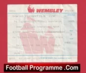 England v Germany 1989 – Ticket Schoolboys – RYAN GIGGS