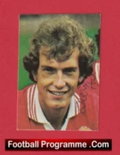 Manchester United Stewart Houston Autograph Signed Football Sticker Man Utd (Copy)
